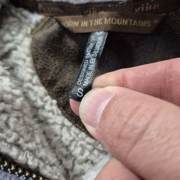 Kuhl Flight Vest Womens Small Beige Deep Pile Fleece Sherpa Full Zip Outdoor - Picture 6 of 11